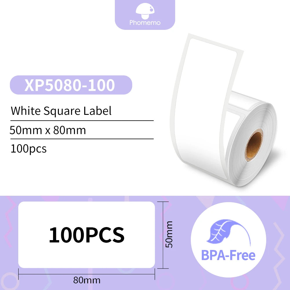 Phomemo Label Printer M110 Label Maker Barcode Label Printer for Address, Barcode, Clothing, Photo,Logo,Jewelry,Retail,Business