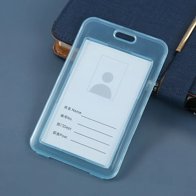 Women Men Card Cover Case Plastic Transparent Business Credit Cards Bank ID Card Sleeve Protect Holder Case for Student