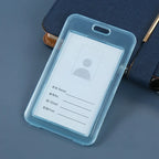 Women Men Card Cover Case Plastic Transparent Business Credit Cards Bank ID Card Sleeve Protect Holder Case for Student