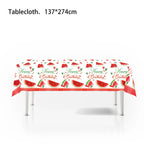 Watermelon Party Tablecloth Plastic TableCover One in a Melon Theme Girl Birthday Decoration 1st 2nd 3th Birthday Party Supplies