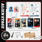 11Pcs/Box Merchandise Alien Stage Lucky Gift Bag Collection Toy Mizi Sua Ivan Till Hyuna Luka File Page Identity Card Postcard