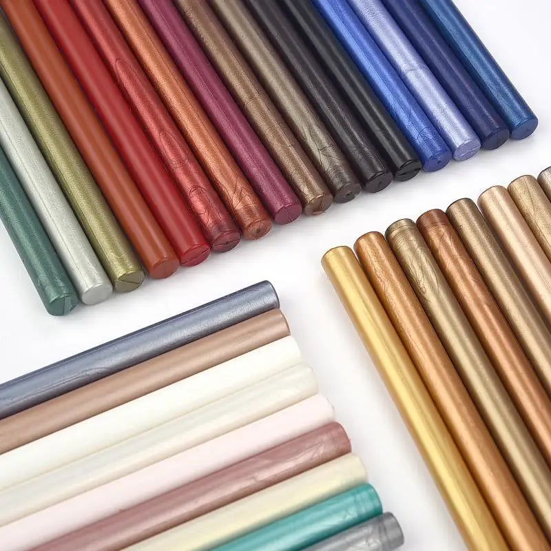 10 Pcs Seal Wax Sticks For Melting Glue Gun Sealing Wax Sticks Wedding Party Invitation Sealing Wax For Fashion Gift Decoration