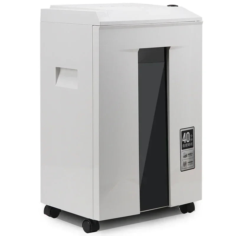 Hot Sale 20L Electric Shredder 2*12mm High Power 5 Level Secret Continuous 40 Minutes Work Office Home Paper Grinder Crusher Des