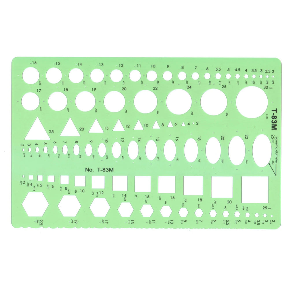 Jewelry Design Template Diamond Gemstone Drafting Ruler Kit Formwork Rulers Professional Designer Tools Supplies T-777-1 T-777-2