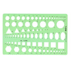 Jewelry Design Template Diamond Gemstone Drafting Ruler Kit Formwork Rulers Professional Designer Tools Supplies T-777-1 T-777-2