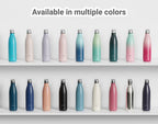 WATERSY 500ml Stainless Steel Water Bottle Insulated Vacuum Flask Double Wall Thermal Cup Keep Cold Hot Sports Kettle