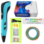 3d Pen for kids Creatived Toy DIY 3D Printing Pen Type-C Rechargeable 3D Pens Set with 200M PLA Filament for Children Gift