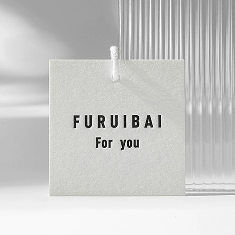Custom Own Logo Clothing Hang Price Tag Garment Clothes T Shirt Paper Swing Hang Tags for Apparel