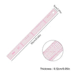 Flexible Clear Metric French Curve Ruler Multipurpose Tailoring Template For Dressmaking Pattern Drafting DIY Sewing Projects