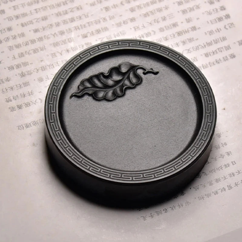 Natural Raw Stone Ink Stone Traditional Painting Calligraphy Writing Grinding Inkslab Chinese Style Vintage Desktop Ornaments