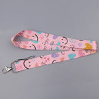 Heart Credential Holder Minimalist Style Lanyards for Key Neck Strap For Card Badge Gym Keychain Keyring Accessories Gifts