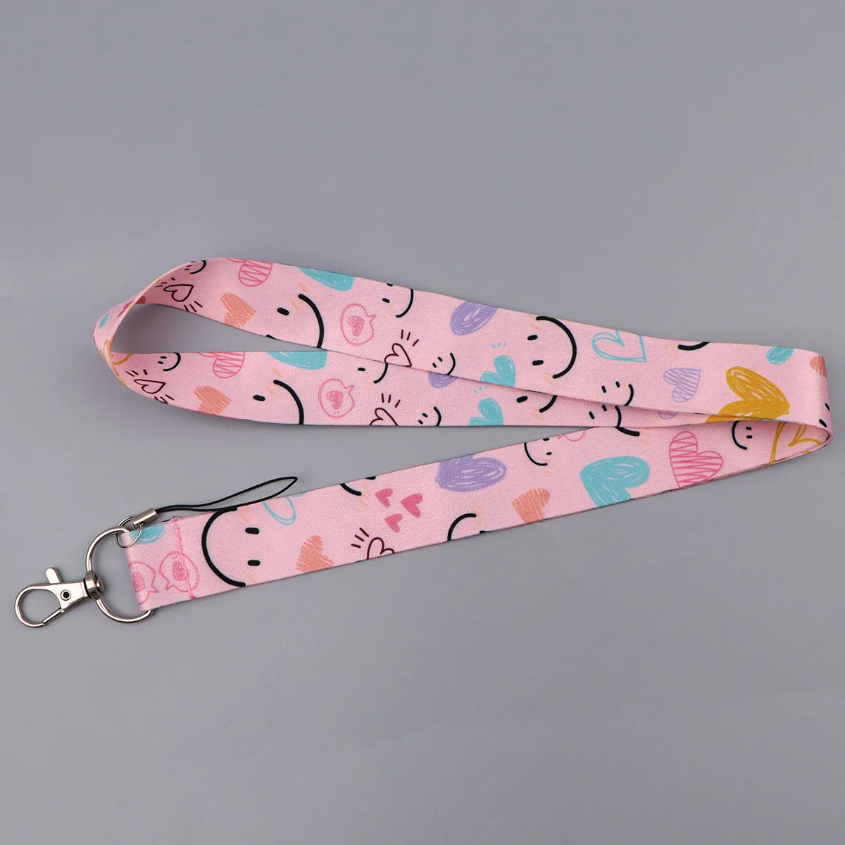 Heart Credential Holder Minimalist Style Lanyards for Key Neck Strap For Card Badge Gym Keychain Keyring Accessories Gifts