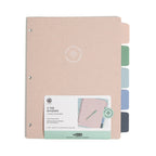 Tab Dividers For Binders, Durable Core Index Pages With Writable Tabs For School Office Organization