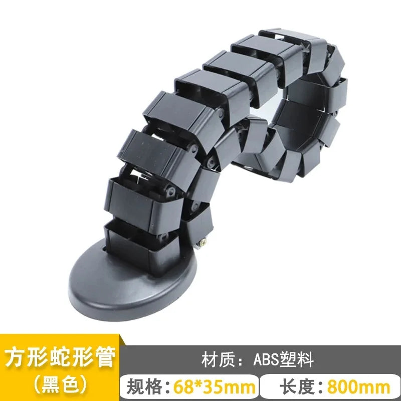 Wire Spine Cable Sleeve Under Desk Cable Tray Wire Management Workstation Snake Wire Organizer Management Cleaning Pipe Conduit