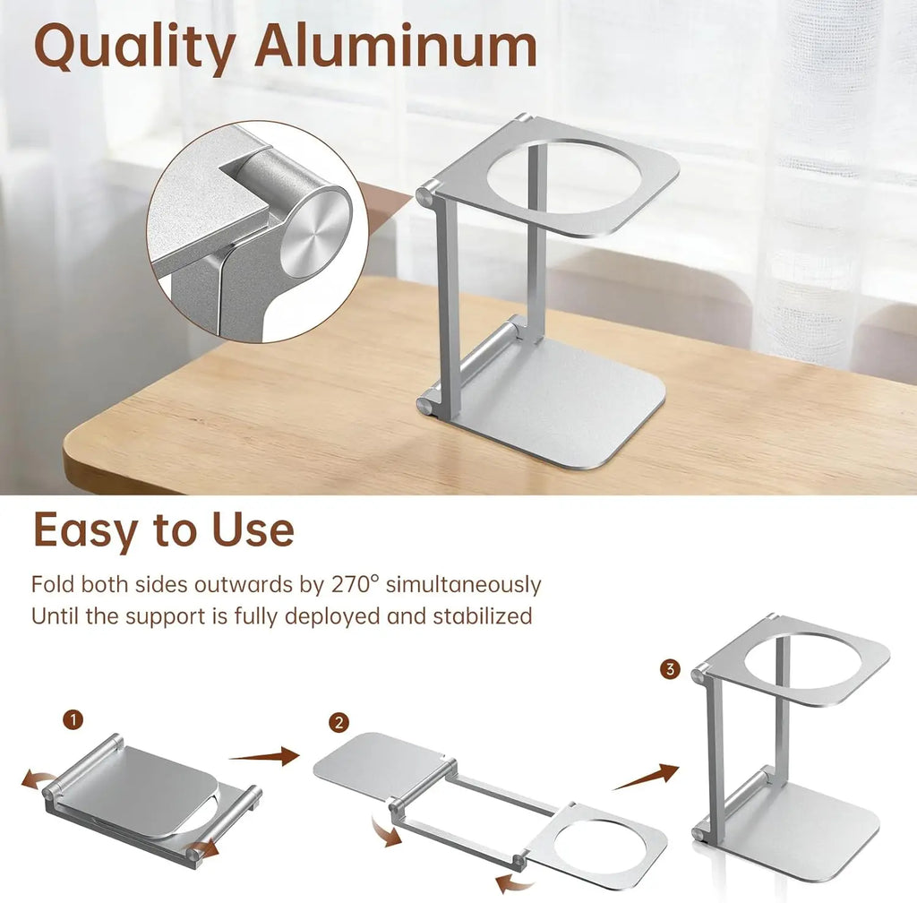 Foldable Coffee Aluminum Alloy Back Pillow for Couples Foam Wireless Electric Portable Espresso Drip Holder Support Backrest