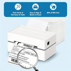 4×6 Thermal Shipping Labels 100/500 Sheets Self-Adhesive Fold Paper Compatible With Thermal Printer For Barcode Sticker Printing