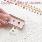 。Kawaii Office School Supplies Stationery Items Mini Hole Punch 1 Hole Cute Paper Punch Portable Round Hole Puncher Paper Cutter