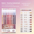 Languo 27-207 Colors Of One Set Drawing Handbook Pens Student DIY Graffiti Multi-Color Gel Pen Writing Marker Stationery