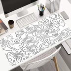 Hot Sell Large Gaming Mouse Pad Multi-size Gamer Mat Abstract XL Computer Cushion Keyboard Desk Non-Slip Rubber Locking Edge Rug