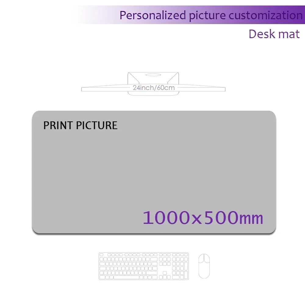Create Your Own Personalized Mousepad Print Custom Mouse Pad Company Playmat Deskmat 1200x600 Customizable Keyboard Computer Mat