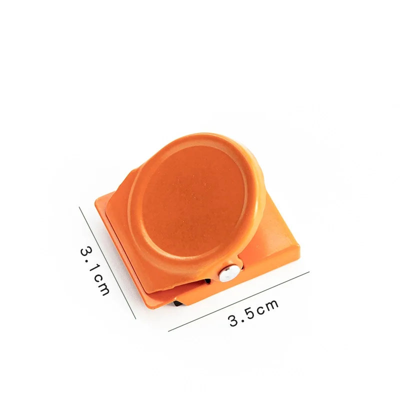 1pcs Mini Magnet Clamp Multi Color Magnetic Paper Clip for Fridge File Index Photo Memo Office School A7127