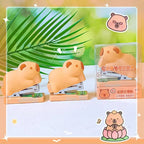 school supplies stationery Stapler school useful offices accessories binding supplies  cute capybara mini stapler Binding machin