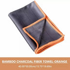 SEAMETAL Microfiber Carbon Cloth to Wipe Windows Wine Glasses Tableware Glass Cleaning Cloth Carbon Fiber Rag for Car Home Clean