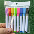 8pcs Dust-Free Dry Erase Markers for Whiteboards - Non-toxic, Quick-drying, Fade-resistant,for Writing on Various Surfaces.