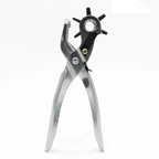 Leather Craft Tools Belt Hole Punch Plier Eyelet Puncher Revolve Sewing Machine Setter Tool Watchband Strap Household Paper DIY