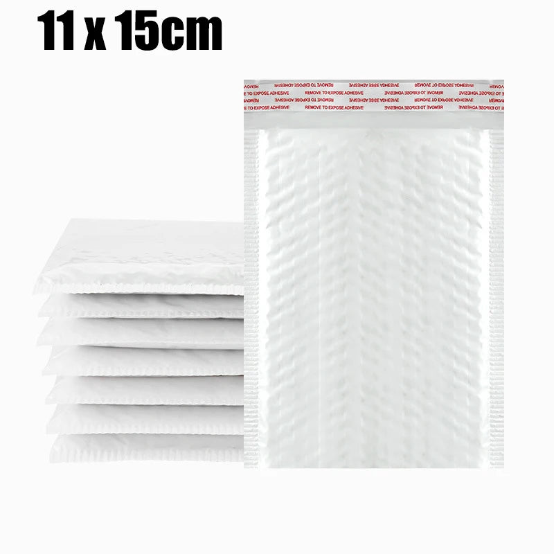 10-50Pcs Bubble Envelopes White Foam Shipping Bags Poly Bubble Mailers Pad Self Seal Packing Bags 11cm 15cm 23cm Wholesale