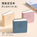 3pcs/set Colorful Mini Drawing Books Square Watercolor Sketchbook Thick Paper Drawing Books Study Art Art Supplies