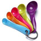 5Pcs Salt Oil Spoon Lovely Kitchen Colourworks Measuring Spoons Cup Baking Utensil Set Kit