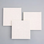 80Pcs Student Office Creative Tearable Memo Grid Memo Paper Self Adhesive Memo Paper Memo Label Stickers