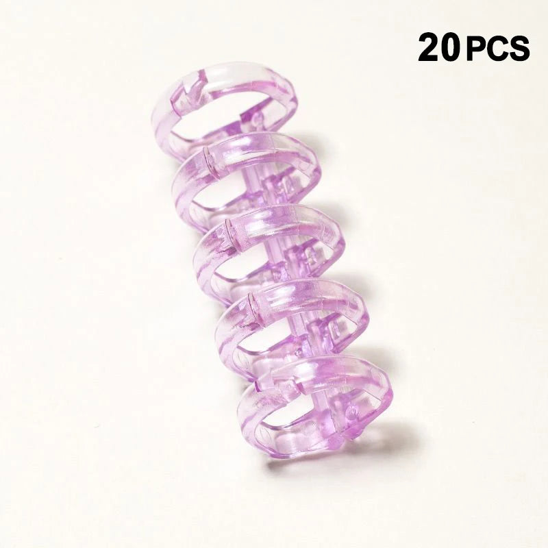 New 20Pcs Binder Buckle Loose-Leaf Book Accessories Binding Ring Buckle 5 Holes Not Uncomfortable Homemade Diy Punch Loose-Leaf