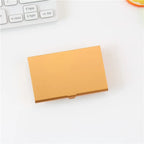 Business Aluminum Alloy Business Card Box, Portable and Portable, Credit Card Box, Colorful Metal Small Business Card Holder