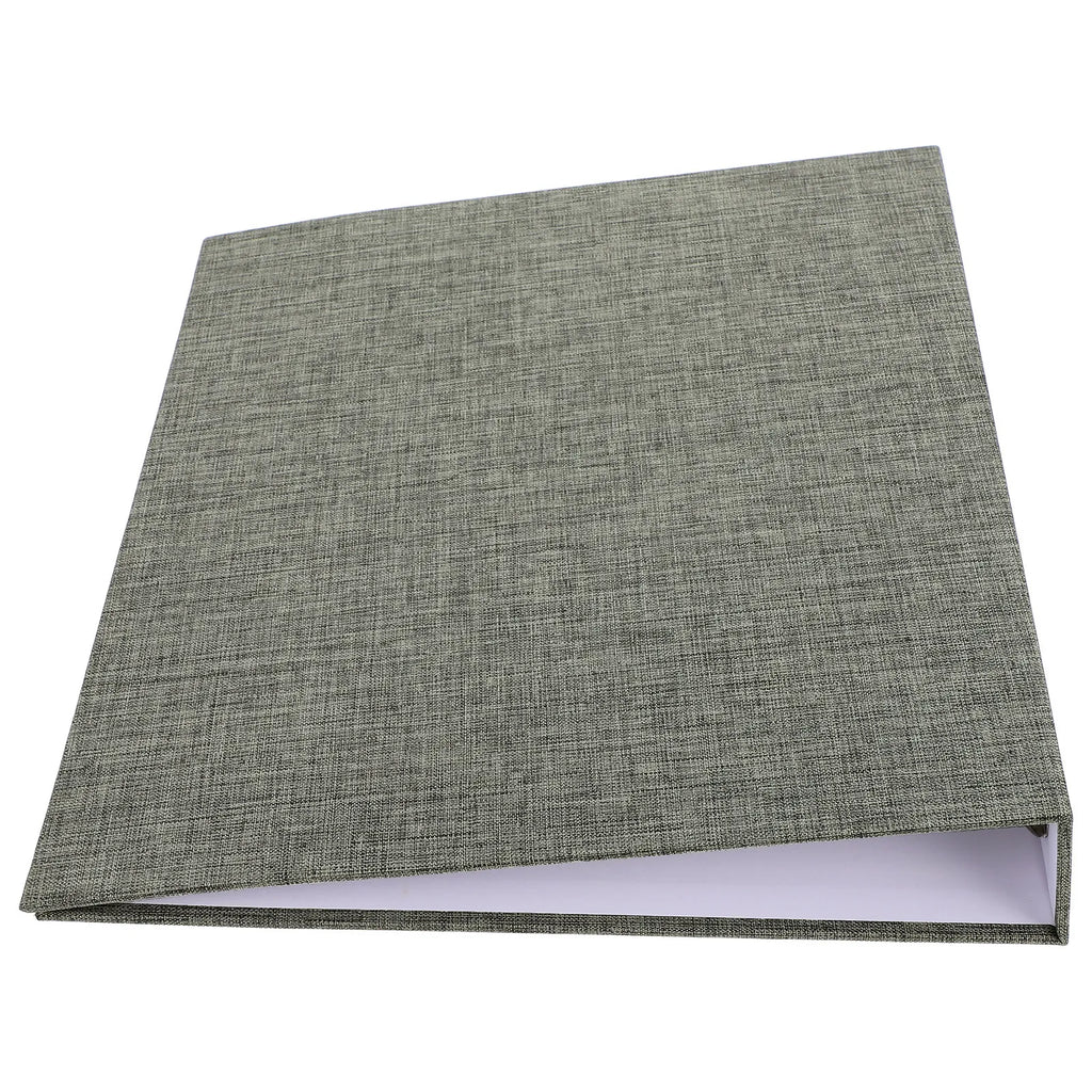 A4 Three Ring Binder Large Capacity Fabric Document Storage Organizer for Sheet Music Test Papers Office Documents Presentation