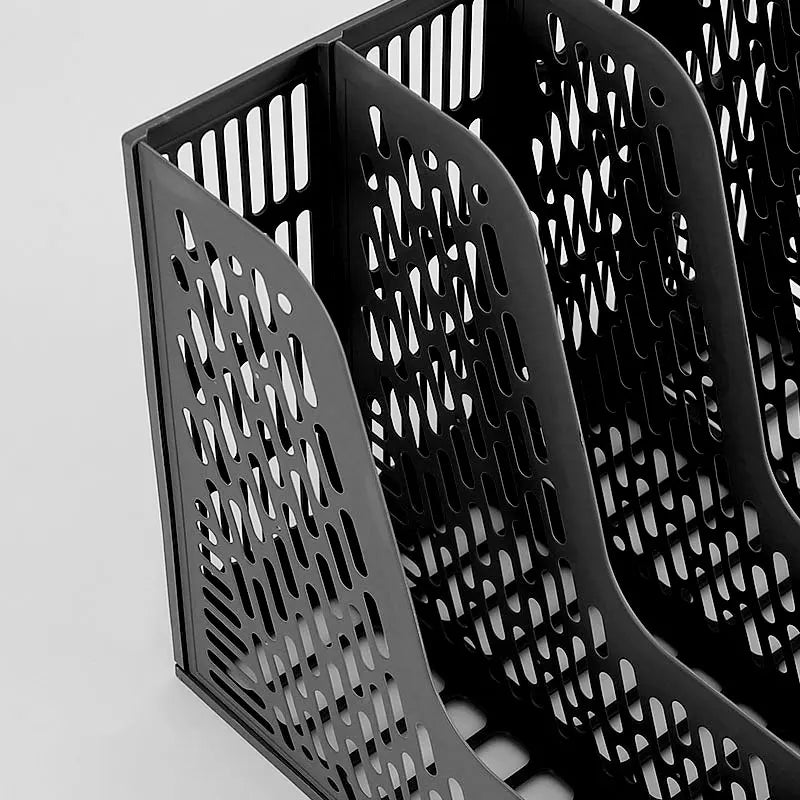 1 pcs, thickened, quadruple file bar, desktop file shelving, storage box, pen holder frame, file box, office supplies