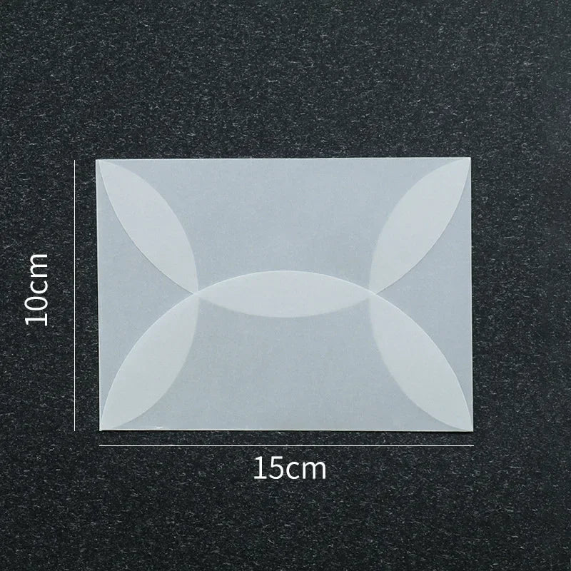 50pcs/lot Blank Translucent Envelope for Invitations Postcards European Giftbox Message Card Letters Business Wedding Envelopes