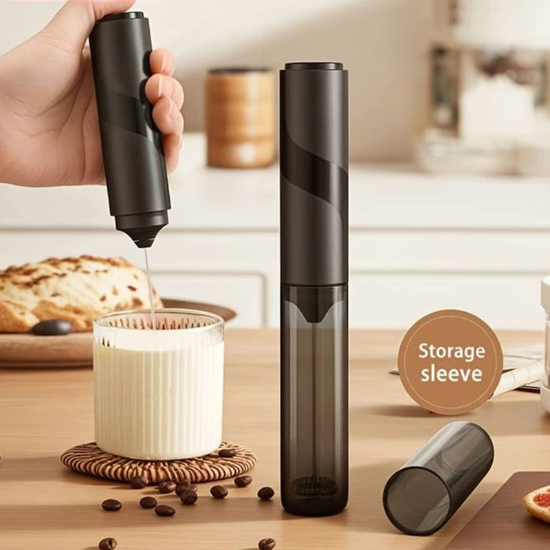 Wireless Milk Foamer Coffee Whisk Mixer Electric Blender Egg Beater Mini Frother Handle Stirrer Cappuccino Maker Cooking Tools
