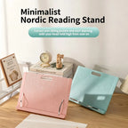 Adjustable Portable Folding Bookend Stand Reading Book Stand Books Recipe Shelf Folding Holder Organizer for Music Score Tablet