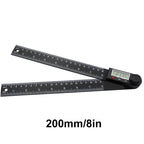 200mm/300mm Digital Angle Ruler Electronic Angle Meter Electronic Protractor Goniometer Digital Angle Gauge