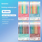 105Color Hand Account Gel Pen Languo Morandi Retro Pen Large-Capacity Color Handbook Pen For Student Painting Graffiti Writting