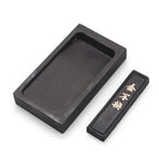Ink Stone Inkstone Calligraphy Painting Chinese Traditional Grinding Inkstick Block Stickcontainer Practice Suzuri Pad Inkslab