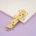 Durable Detachable Metal Spiral Rings Binder Clip High Quality Diary A8 Paper Binder Clips DIY Album Loose Leaf Ring Office