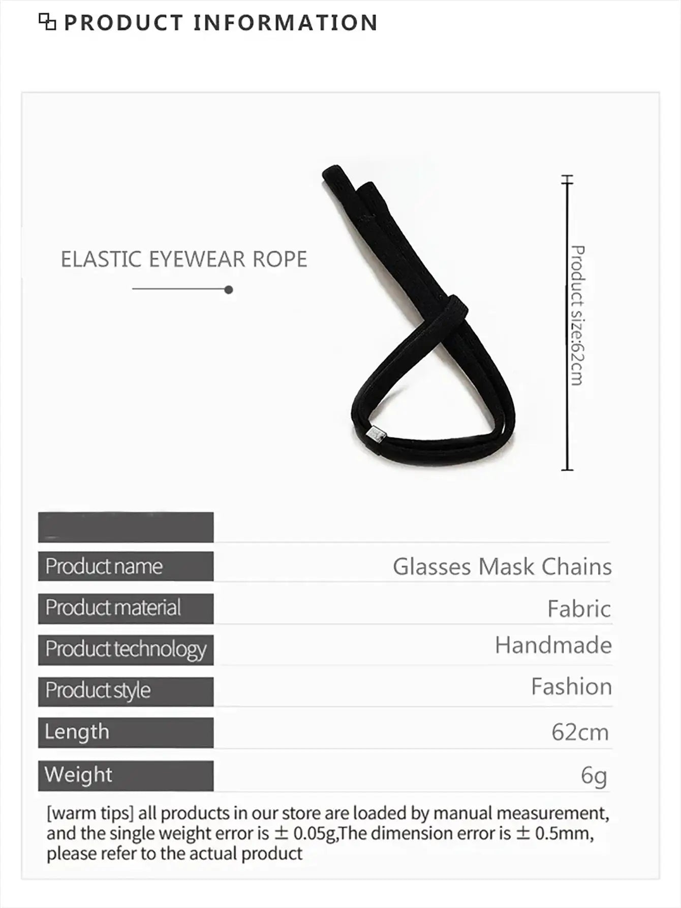 1pc Adjustable Neck Cord Glasses Straps Fits Men's And Women's Sports Sunglasses And Glasses Rope Holder Glasses Accessories