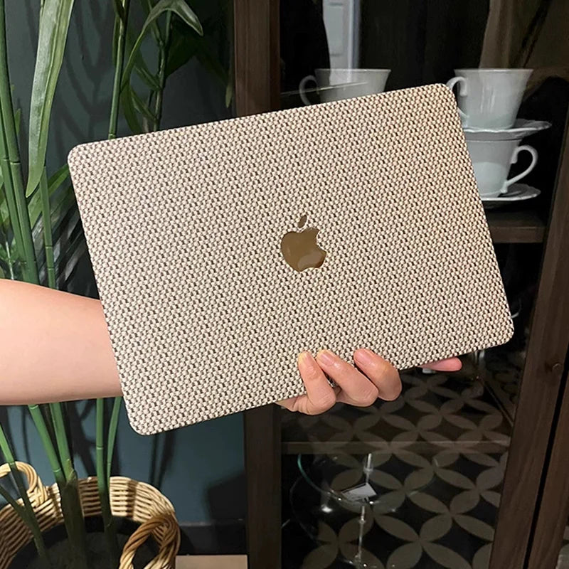 2026 Laptop Case for Macbook Neo Air M4 13 M2 Pro 13 14 A3434 Protective Hard Shell for M3 15 Mac Retina A2681 Woven Pattern