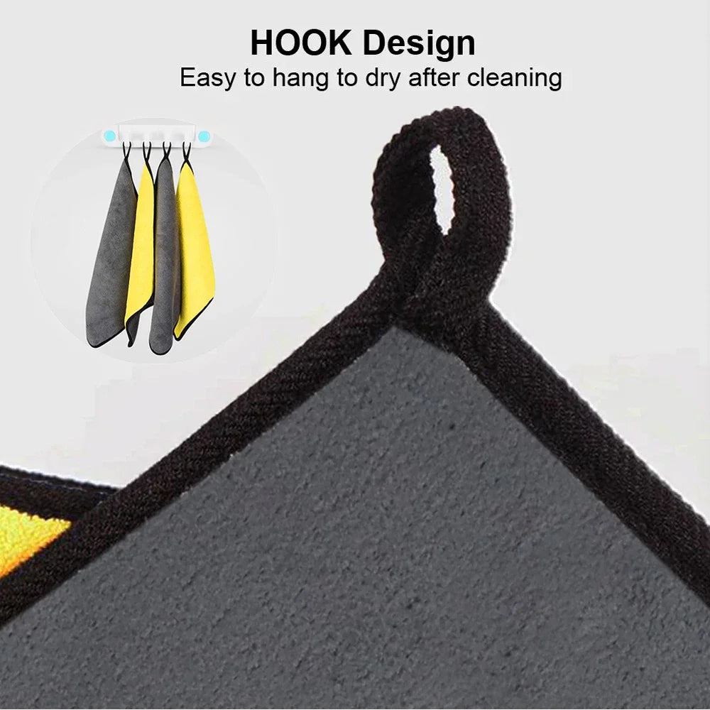 3/5/10Pcs Car Wash Microfiber Towel 30*30CM Car Cleaning Drying Cloth  Care Cloth Car Wash Towel  Kitchen Towel