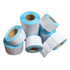 1000PCS Shipping Labels Barcode Sticker Supermarket Blank Stickers White Label Stationery Sticker Kitchen Spice Label Stickers