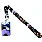 Disney's Credential Holder Mickey Mouse Lanyard Bear Phone Rope ID Card Badge Holder Princess Neck Strap Cartoon Keychain Gift