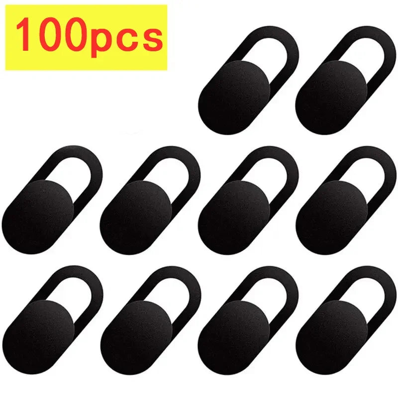 1/20PCs Webcam cover shutter magnet slider universal antispy camera cover for Web laptop iPad MacBook phone lens privacy sticker